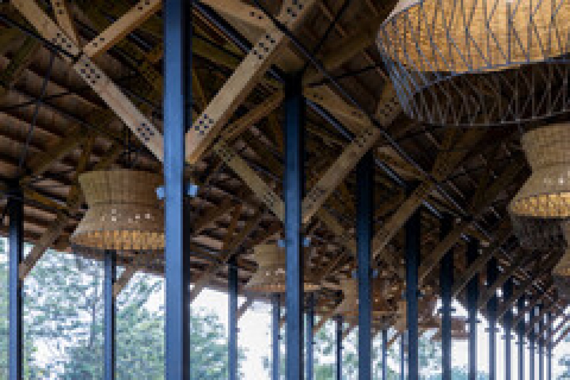 © Iwan Baan - wooden supports at RICA