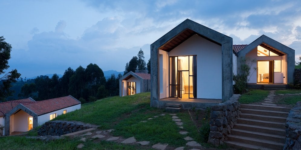 Photo of Butaro Doctors' Housing, Photo by Iwan Baan, Totality of the Building