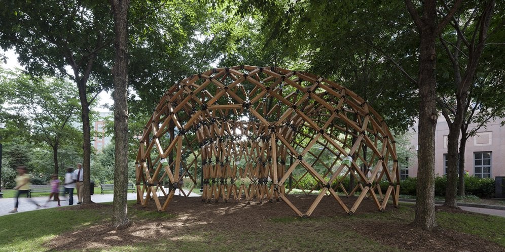 Photo of Design Biennial Boston, Photo by Messinger, View of the site and pavilion