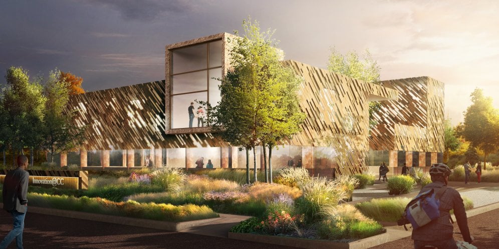 Rendering: Exterior Colorado College Innovation Institute