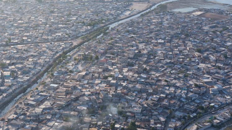Photo of Gheskio Cholera Treatment Center, Photo by Iwan Baan, Aerial View 