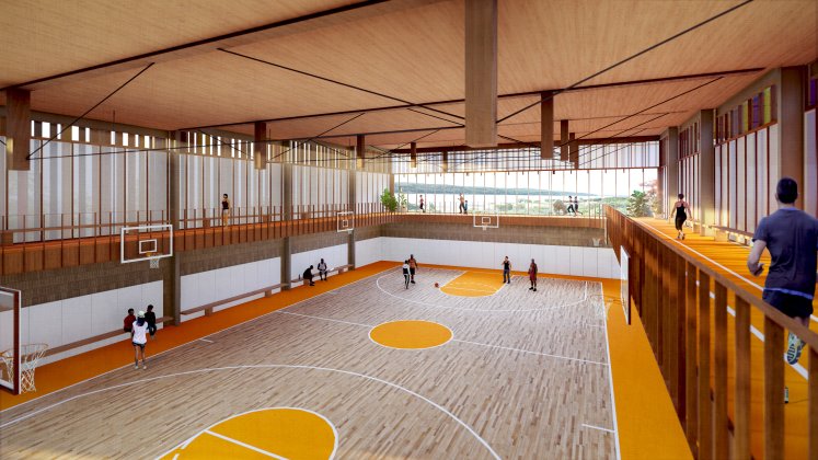 YOU Basketball gym interior