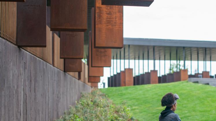 Memorial courtyard