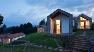 Photo of Butaro Doctors' Housing, Photo by Iwan Baan, Totality of the Building