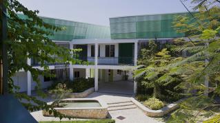 Photo of GHESKIO Tuberculosis Hospital, Photo by Iwan Baan, Entrance of the Hospital