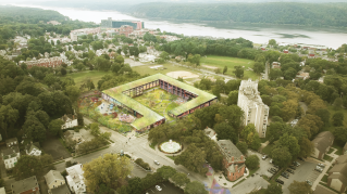 Aerial of the YMCA / YOU Facility