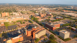 aerial of the sisters of Charity Health Campus