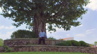 Photo of gardener Jean Baptiste from Nziza Cyane documentary